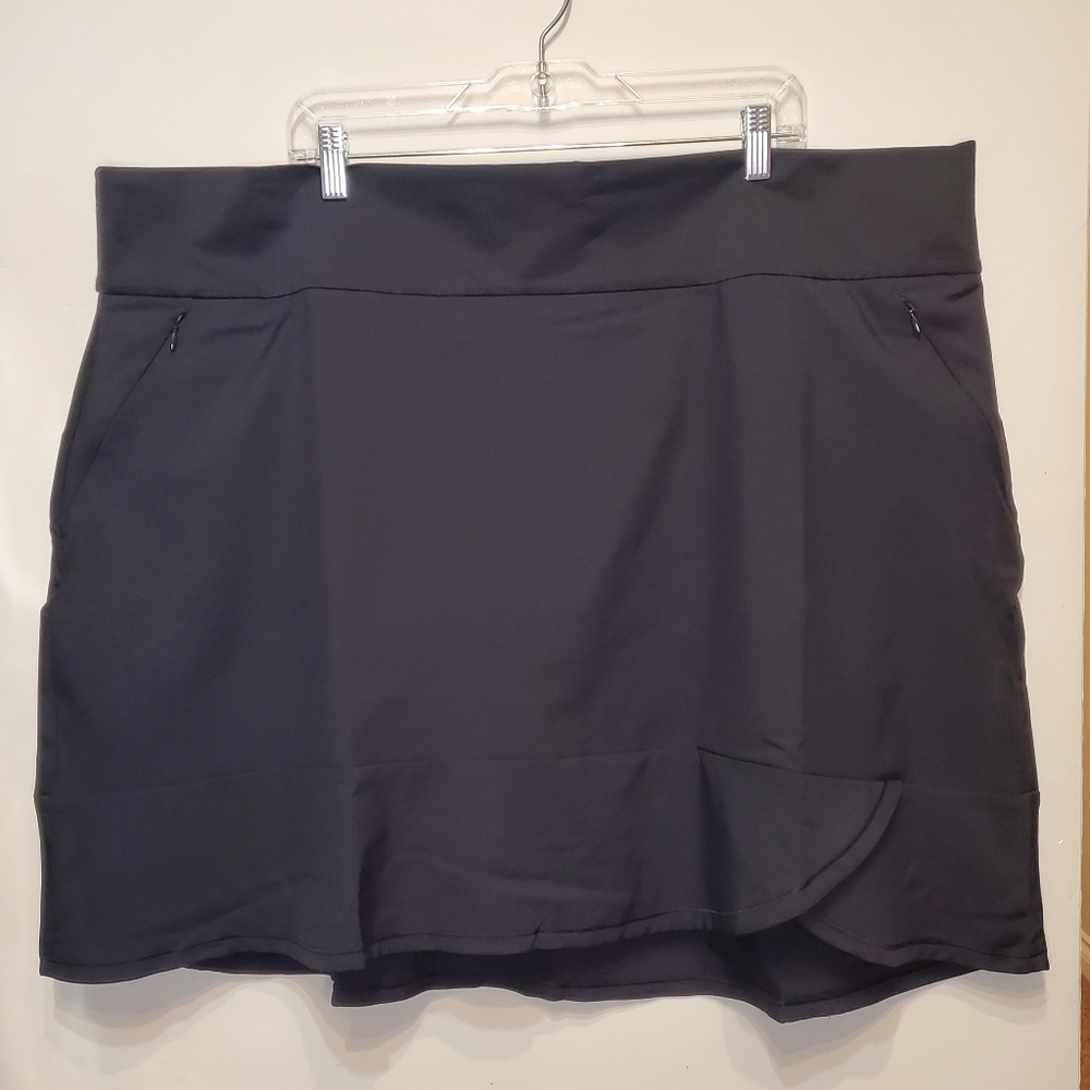 43. Adidas Frill Golf Skort - Black - Plus Size 4x